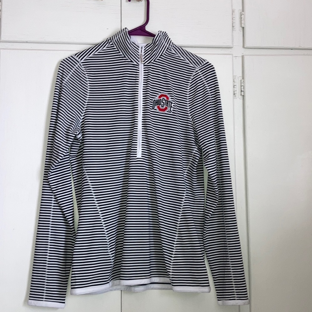 Like New Small Ohio State Dry Fit Quarter Zip